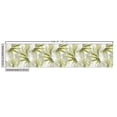 thumbnail image 3 of Ambesonne Tropical Fabric by the Yard Upholstery, Grungy Palm Leaves Art, 5 Yards, Yellow Green Pale Grey, 3 of 5