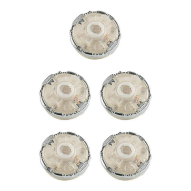 mmirethe Rafale Rapide 4D Base Supérieure LED Flash Série B Jouet à Rafale Blanc Durabilité Inégalée Anti-Stress Style A Ensemble de 5