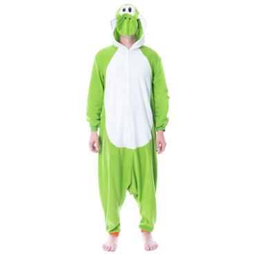 Men's Inflatable Mario Riding Yoshi Fancy Dress Costume – Adult Super Mario Outfit