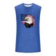 thumbnail image 2 of Tanque Deportivo de Cuello Redondo de la Impresión de la Moda Casual de los Hombres, Blusa de Poliéster sin Mangas para el Uso Diario Al Aire Libre, 2 of 5