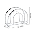 thumbnail image 3 of Glass Tissue Box Holder | Transparent Napkin Dispenser | Waterproof Kitchen Counter Organizer | Clean Paper Tissue Container for Living Room Bathroom, 3 of 6