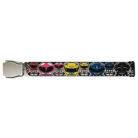Seatbelt Belt - Power Rangers - V.44 Adj 24-38' Mesh New mas-wpr013