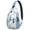 Sky-blue-70, variant on Military Camouflage Sling Bag for Men & Women - Tactical Army Crossbody Chest Bag with Anti-Theft Design - Spacious & Organized Travel Daypack for Hiking, Biking, Outdoor Adventures