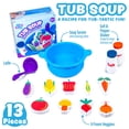 thumbnail image 4 of Cuchara para sopa de Bath Toy Tub Works Tub, Strain & Play para niños pequeños, 4 of 8