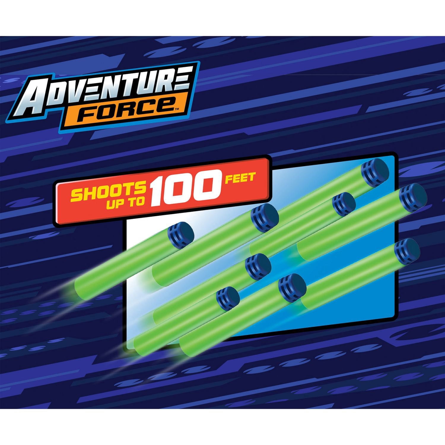 Adventure Force 100 Recharge De Fléchettes - Fonctionne avec tous les blasters Adventure Force et la plupart des blasters de grandes marques
