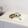 thumbnail image 6 of Cauagu Largemouth Bass Fish (3) Dish Drying Mat,24*18 inch Absorbent Dish Drainer Kitchen Counter,Dish Drying Pad for Countertops,Sinks,Draining Racks, 6 of 7