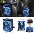 thumbnail image 4 of Jeiento Sea Turtle Car Seat Cover Front Back Seat Protector 15 PCS with Steering Wheel Cover Seat Belt Pad Garbage Bag Air Vent Bag Rearview Mirror Cover Coasters Key Chain Fit Most Vehicles, 4 of 7