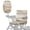 Brown White Marble, variant on COEQINE Mobility Scooter Cover Universal Size Power Chair Seat Cover with Adjustable Buckle Universal Size for Electric Wheelchairs Mobility Scooter, Purple Blue Marble