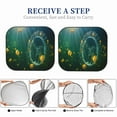 thumbnail image 6 of Balery 2 Piece Jelly Fish Car Windshield Sun Shade|Foldable Front Windshield Shade for Car Front Window for Most Sedans SUV Truck-Large, 6 of 7