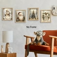 thumbnail image 3 of Hieng Vintage Christmas Wall Art Decor Set of 4 Retro Winter Holiday Xmas Artwork Poster Christmas Tree Snowman Wall Decor for Home Farmhouse Bedroom Gallery Decorations Unframed, 3 of 6