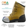 thumbnail image 4 of Tiger Safety CSA Men's Work Boots Steel Toe Waterproof Leather 7888, 4 of 7