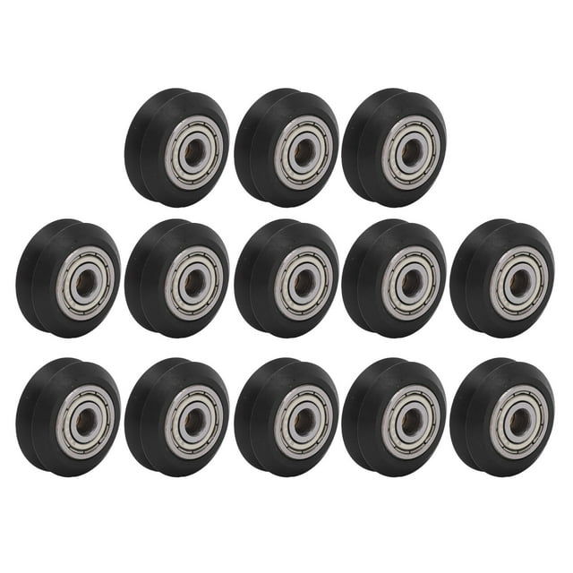 Juego de ruedas para impresora D, 13 piezas Rueda para impresora 3D Ruedas para impresora PO D Ruedas para impresora en forma de V Funcionamiento suave