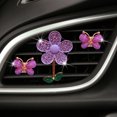 thumbnail image 5 of ZHAOCHENG Paquete de 6 ambientadores para coche (rosa+morado, girasol+mariposa), clip de ventilación para coche, clip de ventilación para difusor de coche, clip de ventilación para difusor de aceite d, 5 of 5