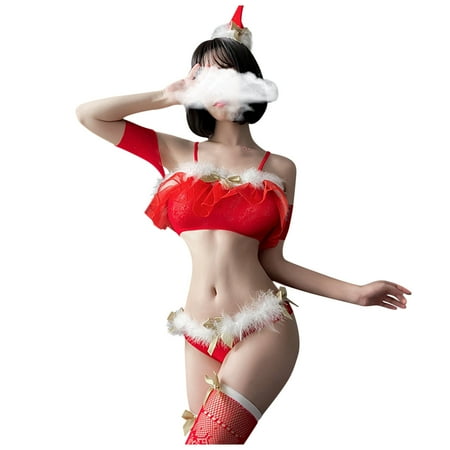 

Womens Lingerie Sets Lingerie Pajamas Underwear Set Miniskirt Women Christmas