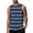 Navy0407P&02, variant on Fabrcox S-5XL Tank Top for Men Striped Crew Neck Sleeveless Shirts for Men Big and Tall Color Block Outdoor Running Muscle Shirt Men Red 4XL
