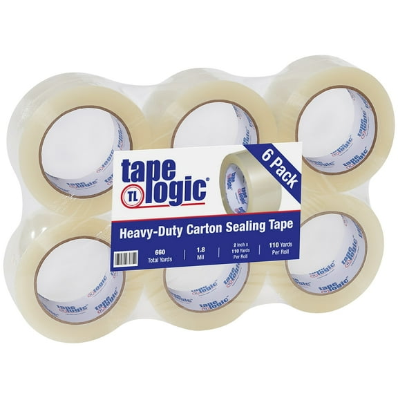 Tape Logic #170 Industrial Packing Tape 2" x 110 yds. Clear 6/Carton (T9021706PK)
