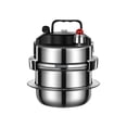 thumbnail image 2 of 1.6L for All Hob Types Cooking Pot Easy to Use Mini Multifunction Travel Heavy Duty Rice Cooker Pressure Canner for Camping HIking BLESIY Olla a presión, 2 of 8