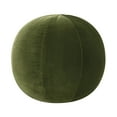 thumbnail image 5 of Luna 12" Round Sphere Accent Ball Throw Pillow, Olive Green Performance Velvet, 5 of 5