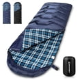 thumbnail image 1 of Saco de dormir Bessport con forro de franela impermeable 210 x 80 cm, 1 of 7
