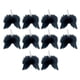 thumbnail image 4 of 10 piezas de alas de ángel con s, decoración para de Navidad, disfraces de ensueño, adornos navideños para bodas, recuerdos de fiesta en , negro, 4 of 9