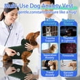 thumbnail image 4 of Anxiety Vest for Small Dogs | Dog Calming Vest for Separation,Soft Dog Anxiety Shirt,Anxiety Jacket for Dogs with Ear Wrap to Reduce Noise Stress,Fireworks,Thunderstorm, 4 of 7