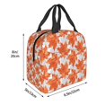thumbnail image 3 of Honeii Maple Leaves A Print Lunch Bag Women, Lunch Box Lunch Bag for Women Adult Men, Small Leakproof Cute Lunch Tote Large Capacity Reusable, 3 of 8