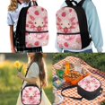 thumbnail image 2 of Jeiento Axolotl Strawberry Kids Backpack with Lunch Box Girls Elementary School Bags Pink Bookbag and Lunch Bag Set Pencil Case Kindergarten Primary Schoolbag Back Packs Travel Daypack, 3 in 1, 2 of 7