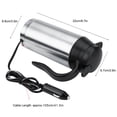 thumbnail image 4 of Akozon Car Electric Cup, 12V 750ml Car Portable Electric Travel Heating Cup Coffee Tea Boiling Mug Kettle, 4 of 8