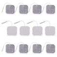 thumbnail image 2 of 20 almohadillas de electrodos de 2,0 orificios para fisioterapia, no tejidas., 2 of 8