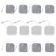 thumbnail image 2 of 20 almohadillas de electrodos de 2,0 orificios para fisioterapia, no tejidas., 2 of 8