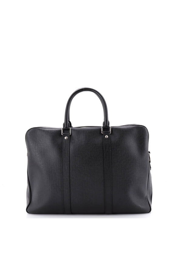 Pre-Owned Porte-Documents Voyage Briefcase Taiga Leather PM By Rebag