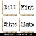 thumbnail image 2 of Herbs Cilantro Chives Mint Dill Rubber Stamp Set for Scrapbooking Crafting Stamping - Small 3/4 Inch, 2 of 7
