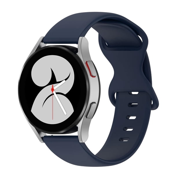 Correa de Silicona 20mm KingFan Compatible con Samsung Galaxy Watch 4 y 5, Active 2, Watch 3 para Ho