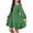 Green, variant on LWITHSZG Tie Back Summer Dresses for Girls Swing Ruffle Hem A Line Pleated Beach Dress Vacation Long Sleeve Sundress Size 4-13 Years