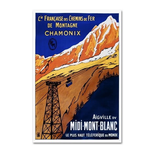 Trademark Fine Art 'Travel Rail 13' Canvas Art by Vintage Lavoie