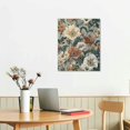 thumbnail image 2 of Erapdaur Flowers Wallpaper Art Modern Canvas Wall Art Prints for Home Decor Living Room Bedroom Office Wall Decor 16x20 in, 2 of 5