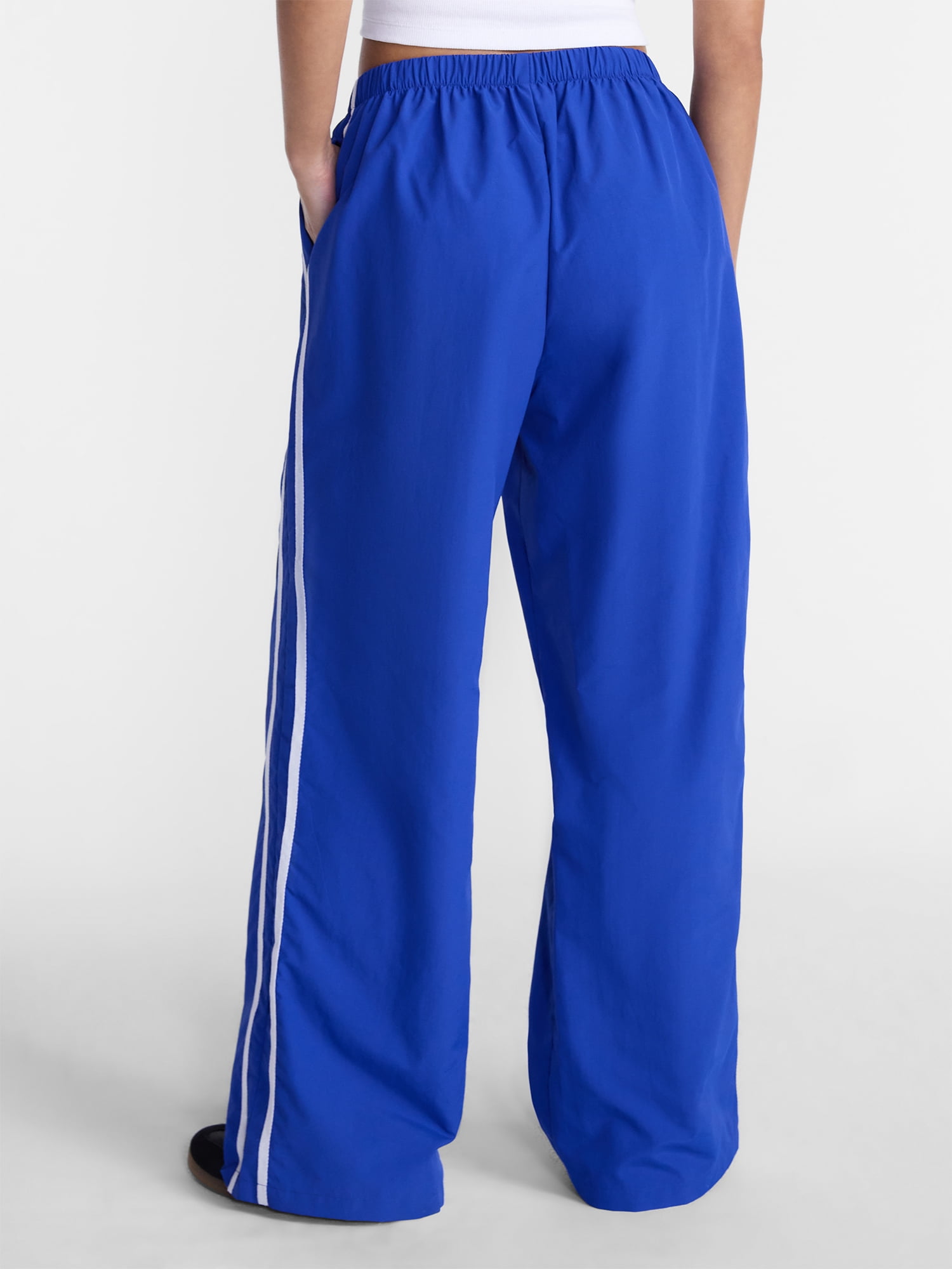 No Boundaries Nylon Game Day Track Pants, 30.5'' Inseam, Women's XXS-XXL