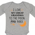 thumbnail image 4 of Inktastic I Love My Great Grandma to the Moon and Back Boys or Girls Long Sleeve Baby Bodysuit, 4 of 5
