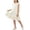 Beige, variant on Cethrio Summer Dresses for Girl 2026, School Sleeveless Crew Neck Casual Kids Midi Dresses Beige Size 7-8 T