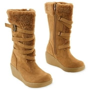 Girl's Sueded Jessica Wedge Boots
