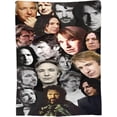 thumbnail image 2 of Blanket Alan Rickman Throw Flannel Blankets UltraSoft Micro Fleece Blanket Warm Cozy Plush Gift for Room Decoration Sofa,Office Bed car Camp Couch Beach, 2 of 9
