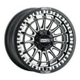 thumbnail image 2 of MetalFX Delta R Bdlk CC 15" Wheels Bk 35" Roctane T4 Tires Polaris RZR Turbo R & Pro R Ranger 1500 Xpedition, 2 of 4