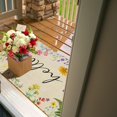 thumbnail image 6 of Spring Door Mat Non Slip Spring Summer Seasonal Door Mat for Front Door Indoor Outdoor Flower Floral Entrance Floor Rug 30"*17" (Pink Green Purple), 6 of 6