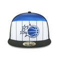thumbnail image 2 of Men's New Era  White/Black Orlando Magic 2025 NBA Tip Off Split Panel 59FIFTY Fitted Hat, 2 of 5