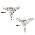 thumbnail image 3 of Balery Puppy Tangas de Algodón para Mujer con Estampado – Ropa Interior Sexy, Transpirable, G-string-Medium, 3 of 6