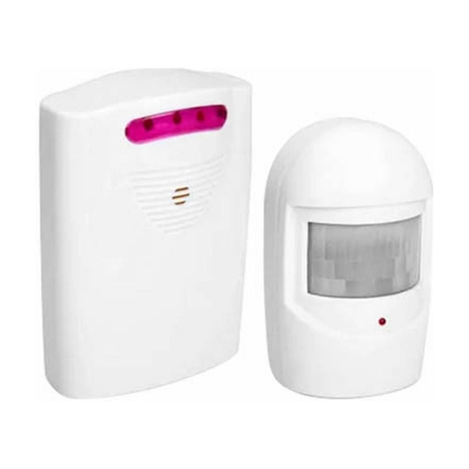 HCTSHG Infrared Wireless Alarm Motion Sensor,Indoor Outdoor Property Alert Detector, Commercial Door Entry Bell,Home Security Alarm,PIR Sensor,Easy Installation,Security System