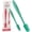Green, variant on Kitchen Mama WaltzGrip Platinum Silicone Jar and Can Spatula Utensil Set (Blue)