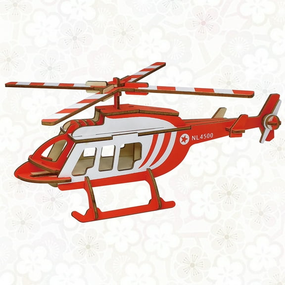 Raindrops Helicopter Toy for Decoration with Bright Colors Ideal to Enhance Creativity and Imagination Red PP
