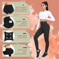 thumbnail image 3 of Sarapandan High Waisted Leggings for Women Soft Pants Sarapandan, 3 of 5