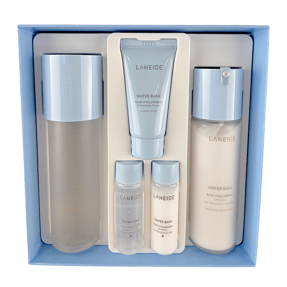 Set de cuidado de la piel Laneige Water Bank Blue Hyaluronic para piel grasa